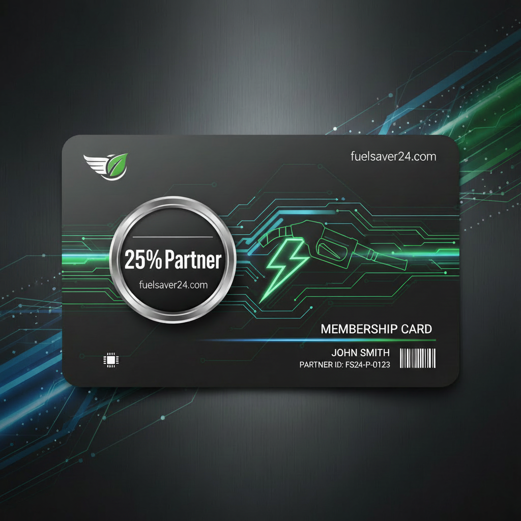 25%-Partner Membership Card quadratisch