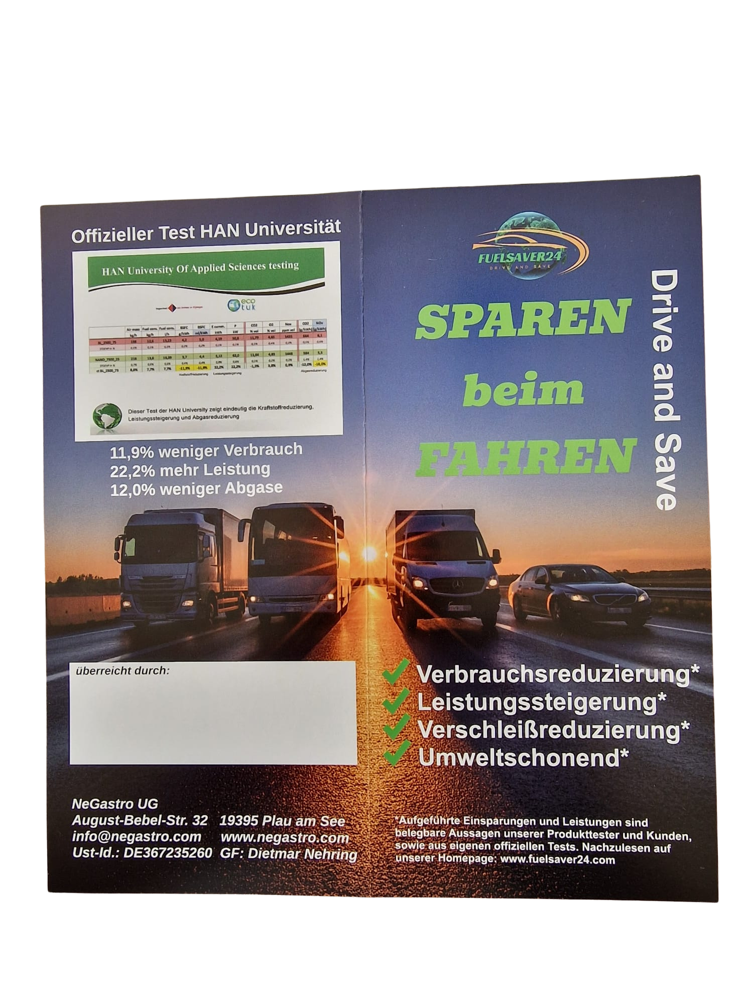Produktflyer für Partner – 40 Stück