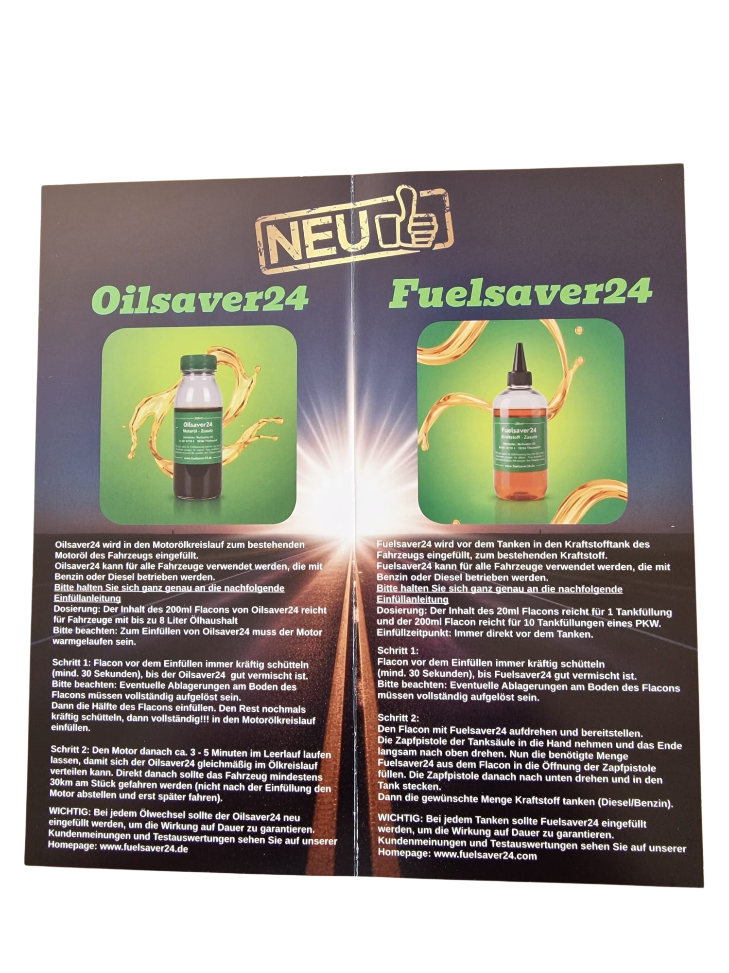 Produktflyer für Partner – 50 Stück